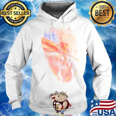 Otter American Wings Independence Day Shirt Hoodie