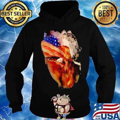 Otter American Wings Independence Day Shirt Hoodie