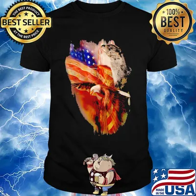 Otter American Wings Independence Day Shirt