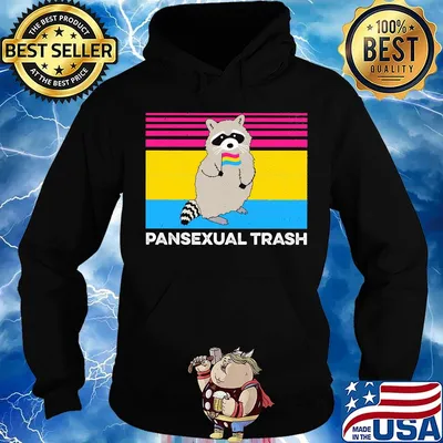 Pansexual Transh Procyon Lotor LGBT Shirt Hoodie