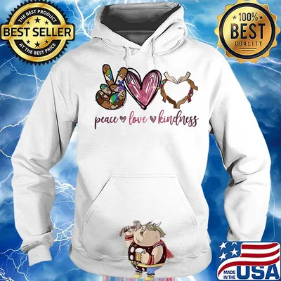 Peace love kindness black lives matter autism s Hoodie