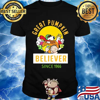 Peanuts great pumpkin believer since 1966 shirt