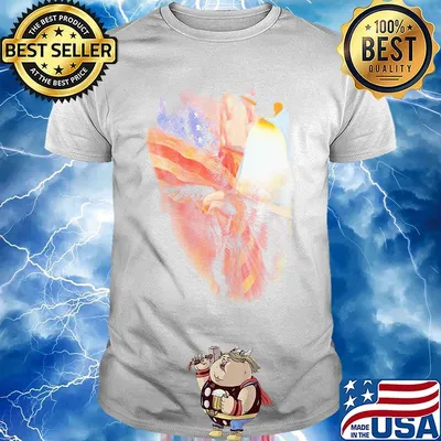 Penguin American Wings Mask Independence Day Shirt