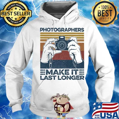 Photographers make it last longer vintage retro s Hoodie