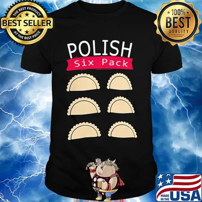 Pierogi polish six pack shirt