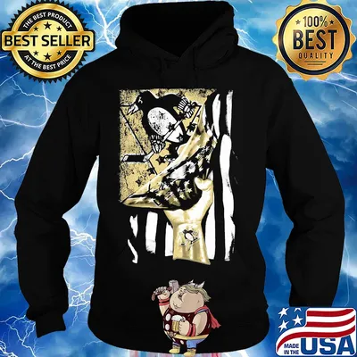 Pittsburgh penguins american flag independence day s Hoodie