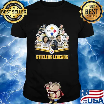 Pittsburgh steelers legends football signatures shirt