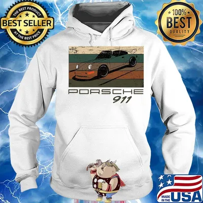 Porsche 911 Car Vintage Retro Shirt Hoodie