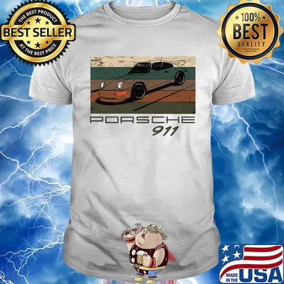 Porsche 911 Car Vintage Retro Shirt