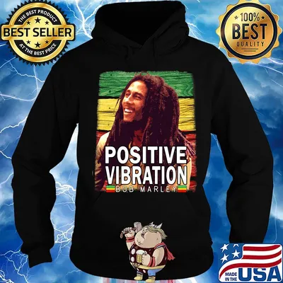 Positive vibration bob marley juneteenth black lives matter s Hoodie