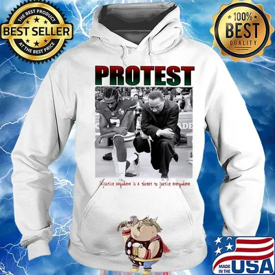 Protest in justice is a threat to justice everywhere s Hoodie