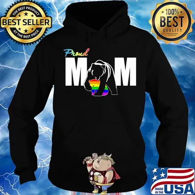 Proud Mom Bear LGBT Pride Shirt Hoodie