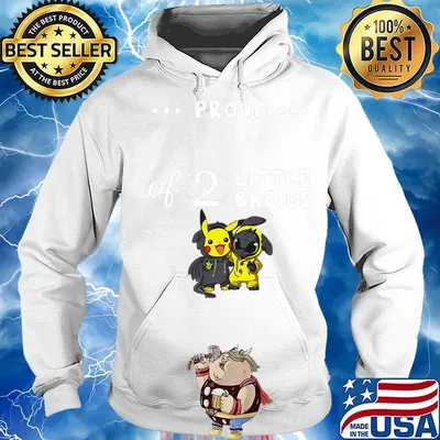 Proud of 2 little babies pokemon and toothless s Hoodie