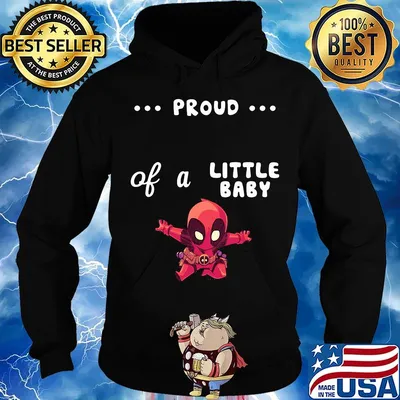 Proud of a little baby spider man s Hoodie