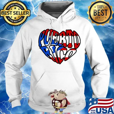 Puerto rico American flag veteran Independence Day s Hoodie