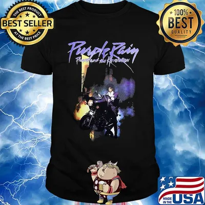 Purple rain prince and the revolution light shirt