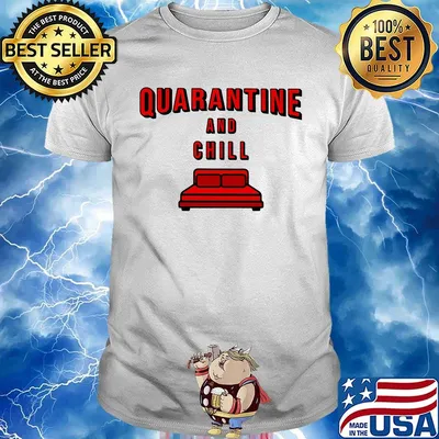 Quarantine and chill red bed shirt