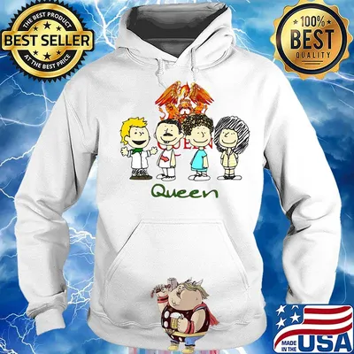 Queen band members cartoon s Hoodie
