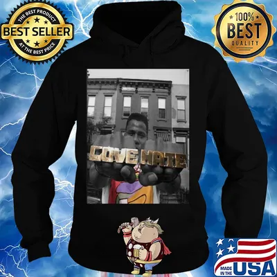 Radio raheem love & hate s Hoodie