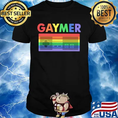 Rainbow Cassette Gaymer Pride LGBT Shirt