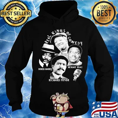 Real kings of comedy redd foxx robin harris bernie mac richard pryor s Hoodie