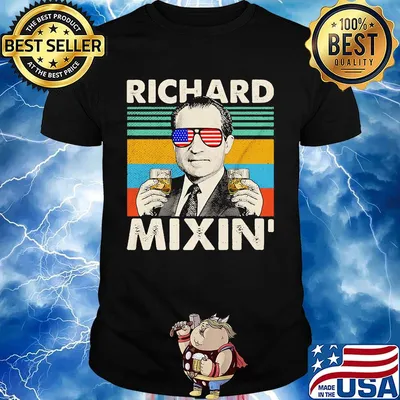Richard mixin drinking 4th of july vintage retro shirt