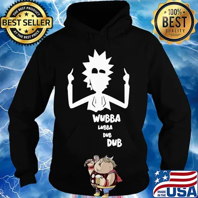 Rick and morty wubba lubba dub dub s Hoodie