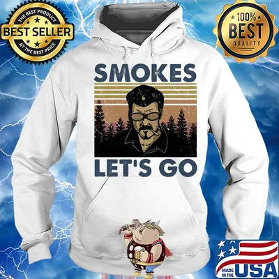 Ricky lafleur smokes let's go vintage retro s Hoodie