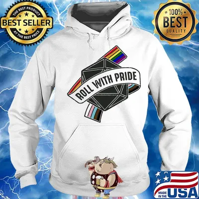 Roll with pride LGBT s Hoodie