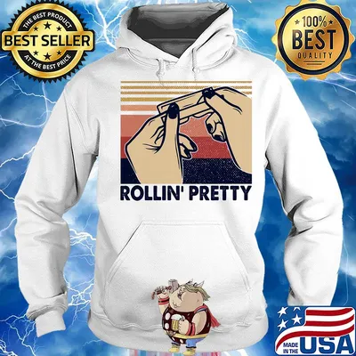 Rolling pretty hands vintage retro s Hoodie