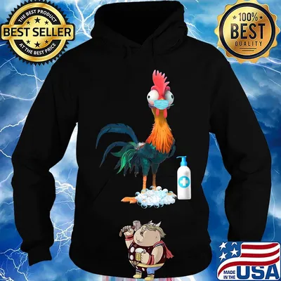 Rooster Hand Wash Soap Face Mask Shirt Hoodie