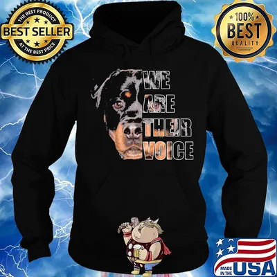 Rottweiler we are their voice s Hoodie