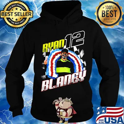 Ryan blaney #12 duracell 2018 checkered flag s Hoodie