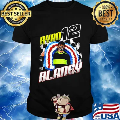 Ryan blaney #12 duracell 2018 checkered flag shirt
