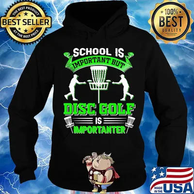 School is important but disc golf is importanter s Hoodie