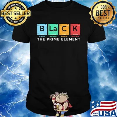 Science black the prime element shirt