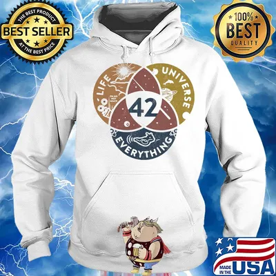 Science life universe everything 42 s Hoodie
