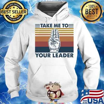 Scouting take me to your leader vintage retro s Hoodie