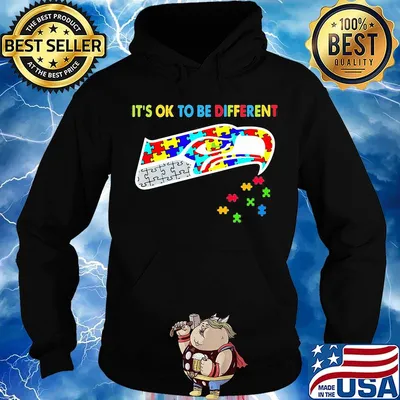 Seattle seahawks it's ok to be different autism awareness s Hoodie