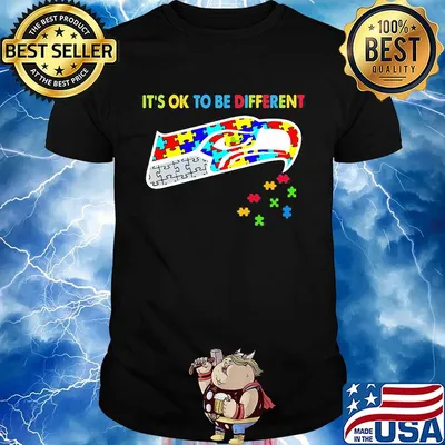 Seattle seahawks it's ok to be different autism awareness shirt