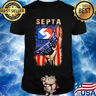 Septa american flag independence day shirt