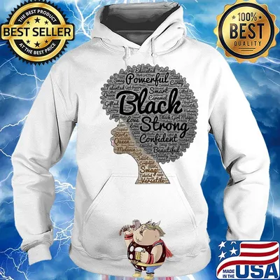 She powerful small caramel black strong confident beautiful s Hoodie