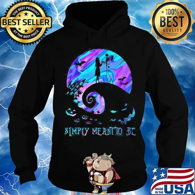 Simply Meant To Be The Nightmare Before Christmas Shirt Hoodie