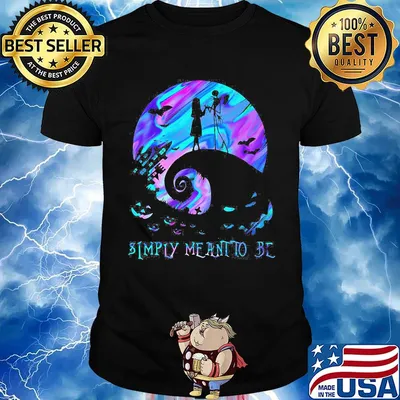 Simply Meant To Be The Nightmare Before Christmas Shirt