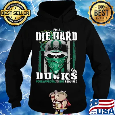 Skull I'm die hard fan oregon ducks your approval is not required american flag independence day s Hoodie