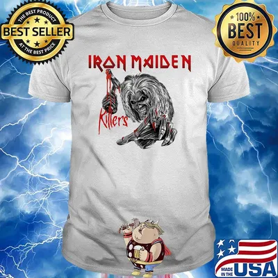Skull iron maiden killers shirt