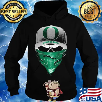 Skull mask oregon ducks football s Hoodie