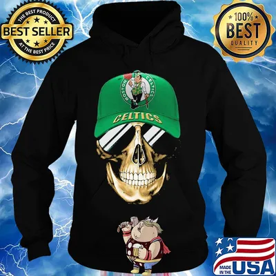 Skull smile oklahoma boston celtics basketball s Hoodie