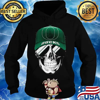 Skull smile oregon ducks s Hoodie