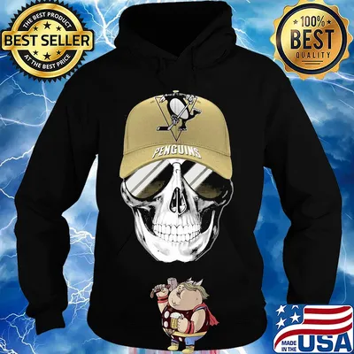 Skull smile pittsburgh penguins hockey s Hoodie